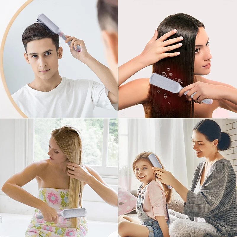 Щетка для волос из пшеничной соломы многофункциональная расческа завивки