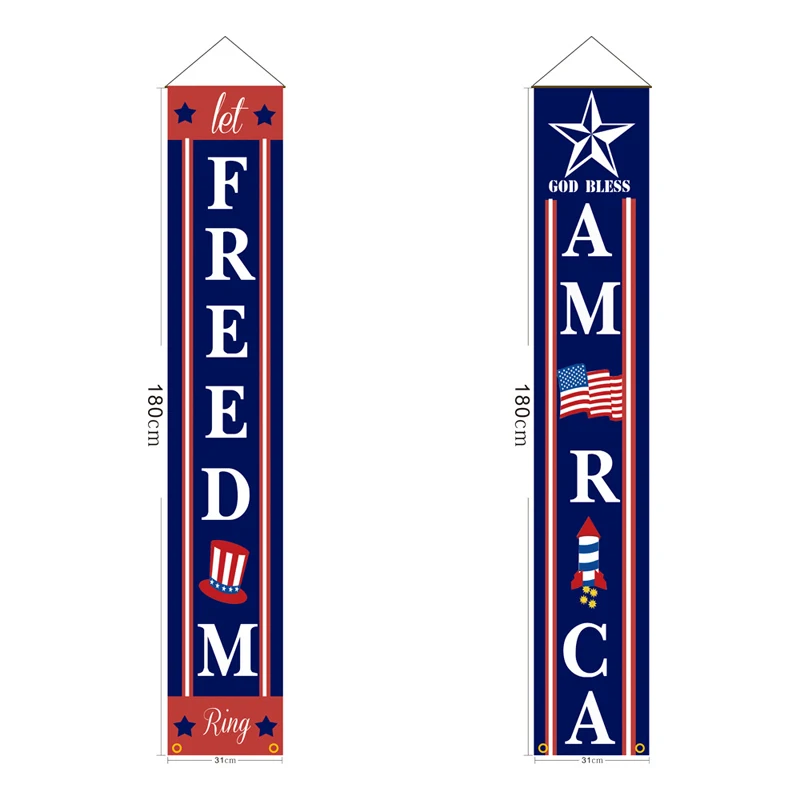 

Donald Trump Flag Banner Keep America Great Flag Porch Sign For President 2020 Hanging Garland America Party Decoration