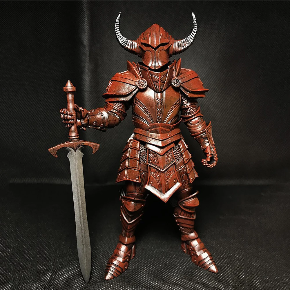 

Knight mythical legion blood knight horned warrior 7’’ action figure body model toy collection