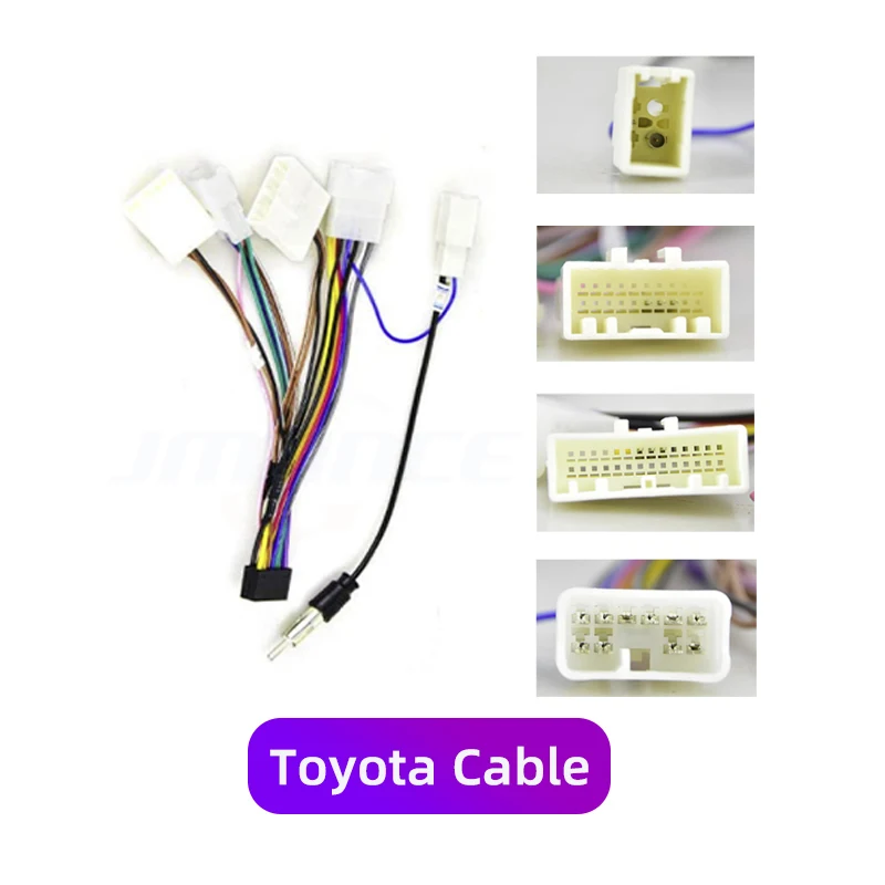 Автомобильный Мультимедийный адаптер 2 Din с разъемом для провода VW Nissian Toyota |