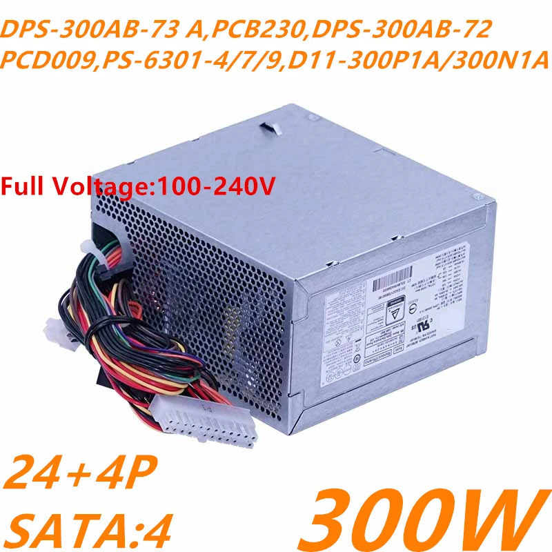 Новый оригинальный блок питания для HP 400 480G1 G2 300W Питание DPS-300AB-73 в DPS-300AB-72A PCD009 PS-6301-4