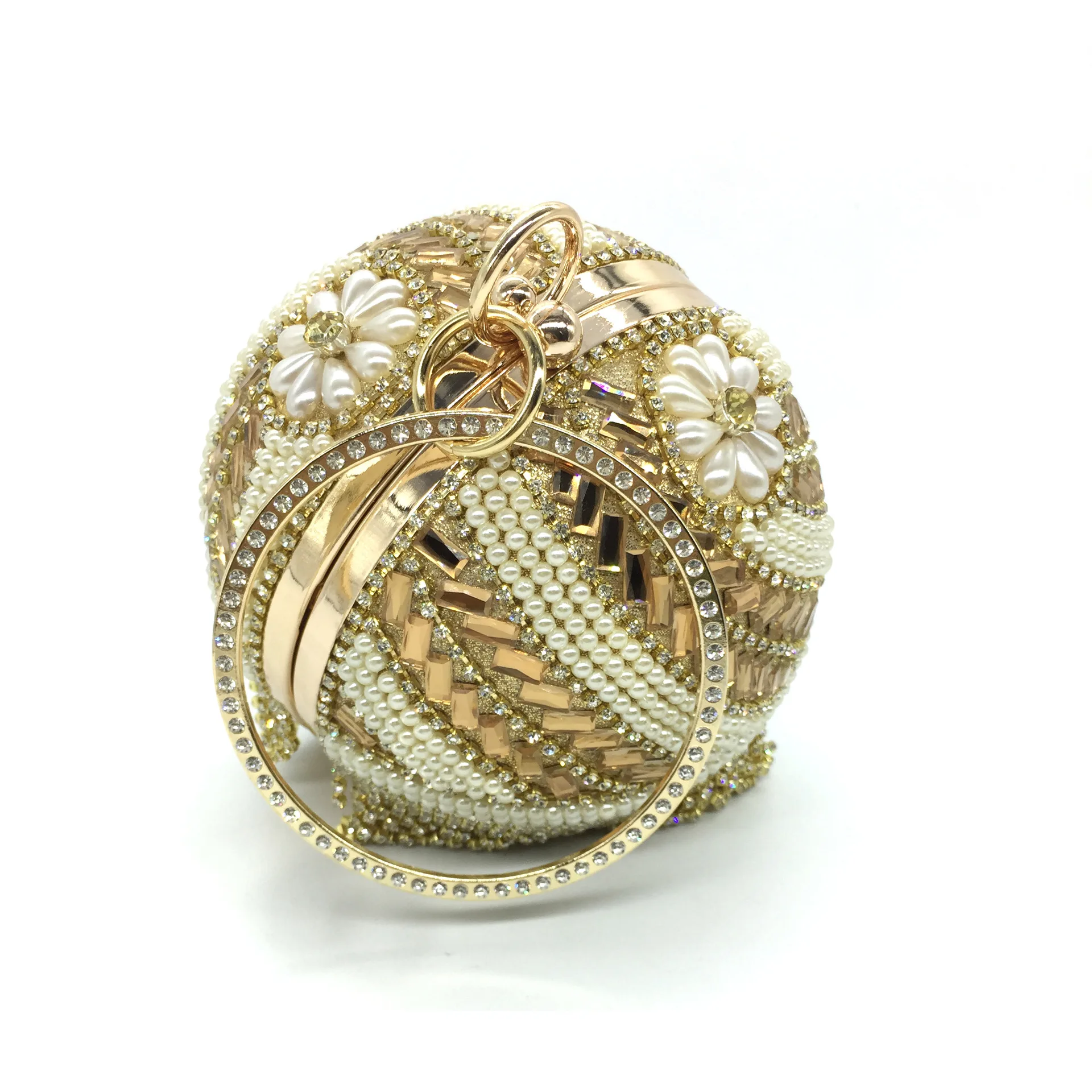 Сумка-клатч женская с кисточками и кристаллами золотого серебряного цвета |