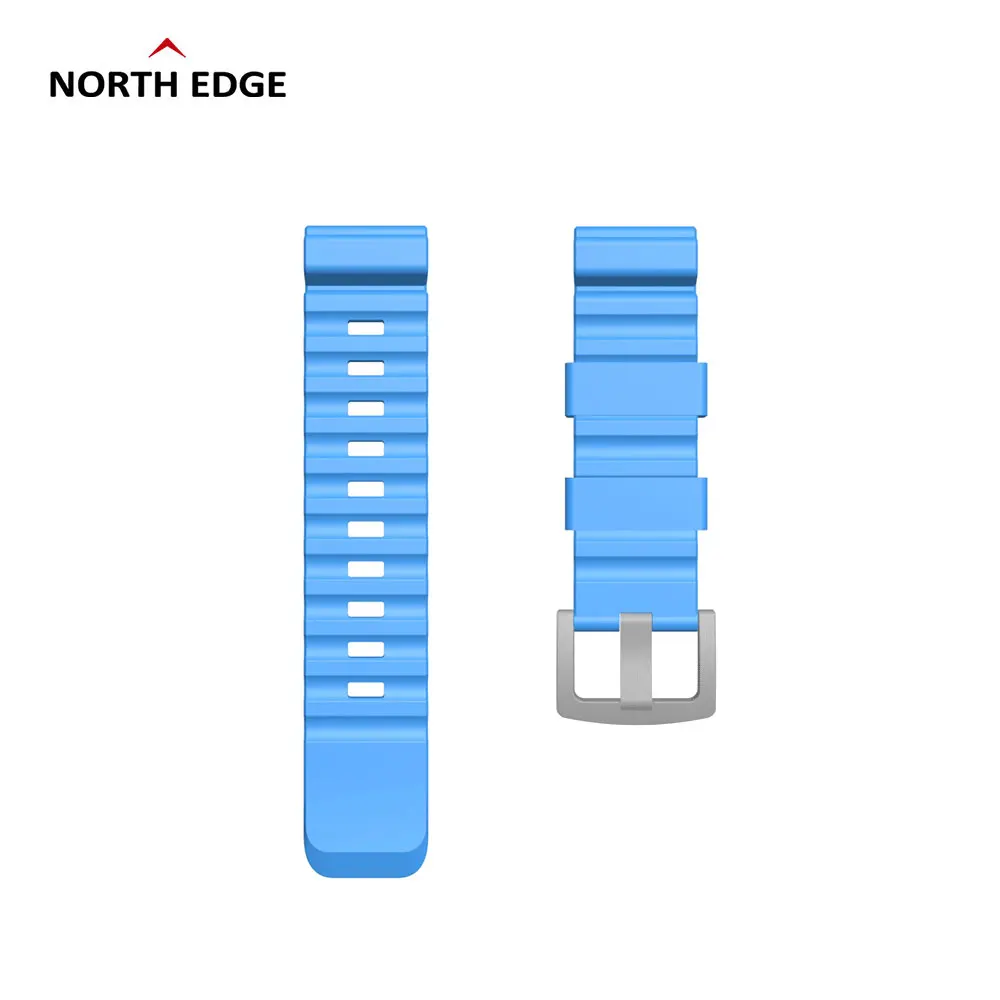 Ремешок для часов NORTH EDGE 24 мм силиконовый ремешок ремешки аксессуары смарт-часов