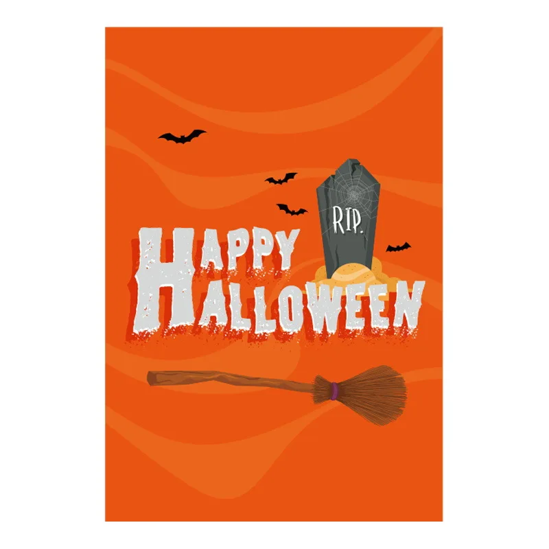 

Декоративный уличный знак Helloween Yard, садовые флаги, украшение, Хэллоуин, подвесной флаг для Хэллоуина, уличное украшение для сада