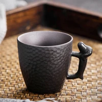 canecas mugs coffee cups coarse pottery enrichment vintage tea color tazas de cafe espresso cup vintage famous cup