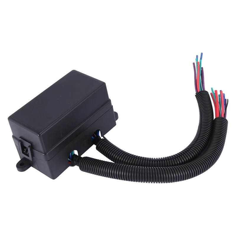 

12 Way Blade Fuse-Holder Box with Spade Terminals and Fuse-4PCS 5pin 12V 40A Relays with Wiring for Car Truck Trailer