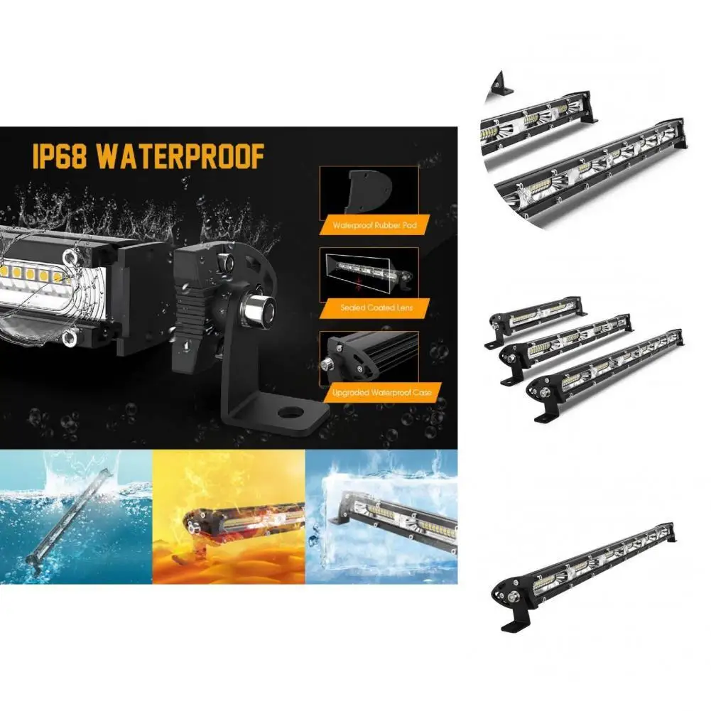 

LED Light Bar Premium 7/14/20 Inch Car LED Light Bar Shockproof Better Heat Dissipation LED Work Light