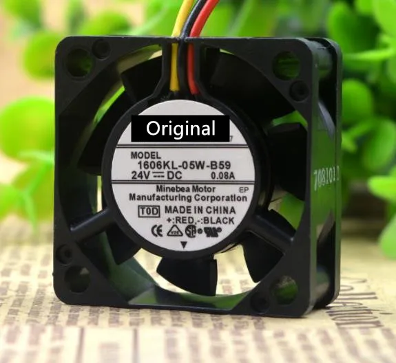 Оригинальный 100% рабочий 4015 1606KL-05W-B59 L02 24V 0.08A FH6-1742 3-проводной охлаждающий вентилятор