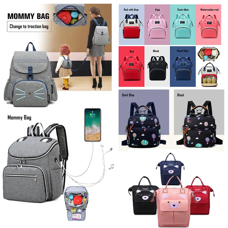 JTOP сумка для подгузников рюкзак мам беременных большая USB зарядное устройство