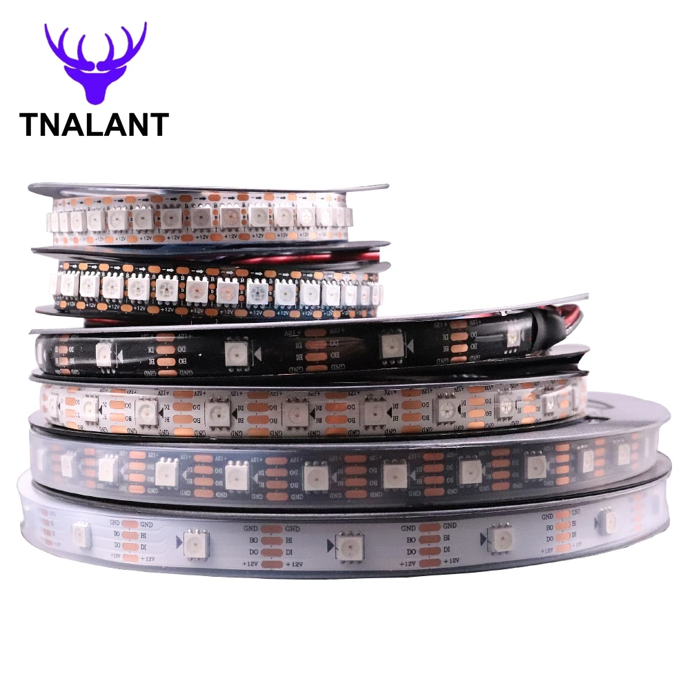 

TNALANT RGB Светодиодная лента WS2815 WS2812B WS2813 DC12V