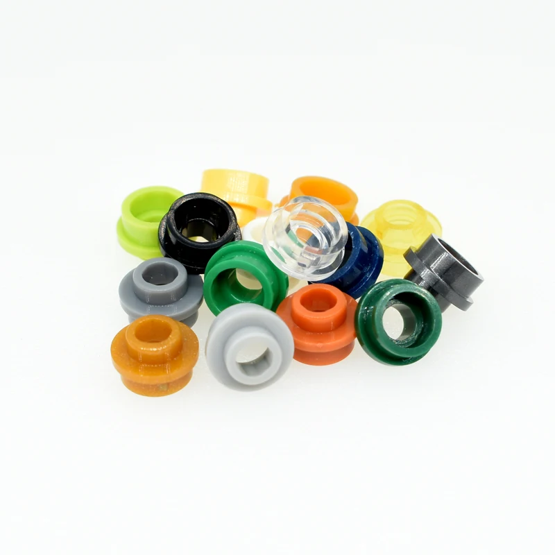 

20 pieces, round plate with hole lamp grain, small particle DIY building block compatible with 85861 accessories