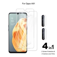 for oppo a91 camera lens film tempered glass screen protectors protective guard hd clear