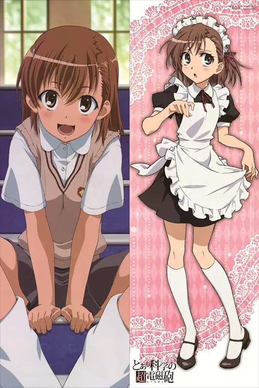 S2 Аниме некий научный Railgun Dakimakura Чехол персонаж Mikoto Misaka Bolster чехол Toaru Kagaku no Railgun Hugs чехол для подушки - Цвет: S2