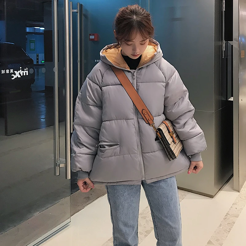 Lusumily женское короткое пальто милые хлопковые стеганые куртки повседневная