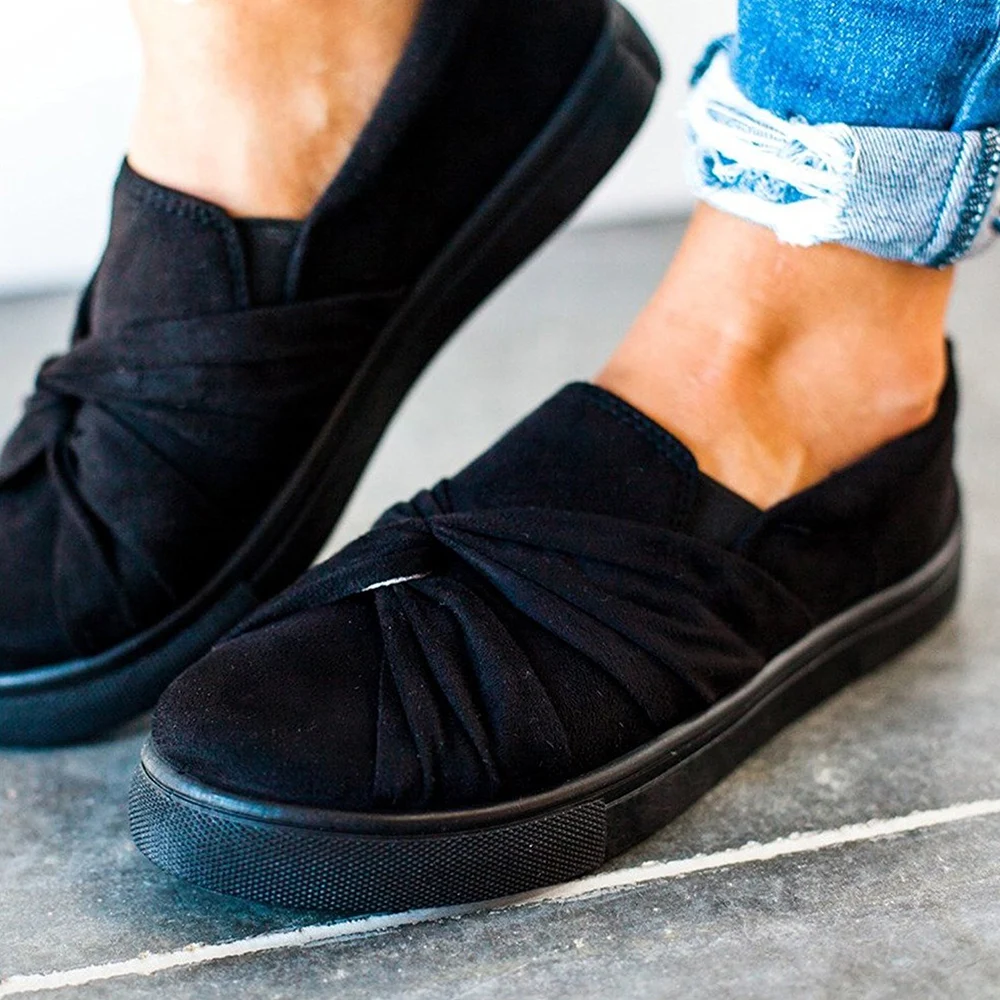 Женские туфли на плоской подошве Нескользящие матовые с бантом размеры 36-43 весна