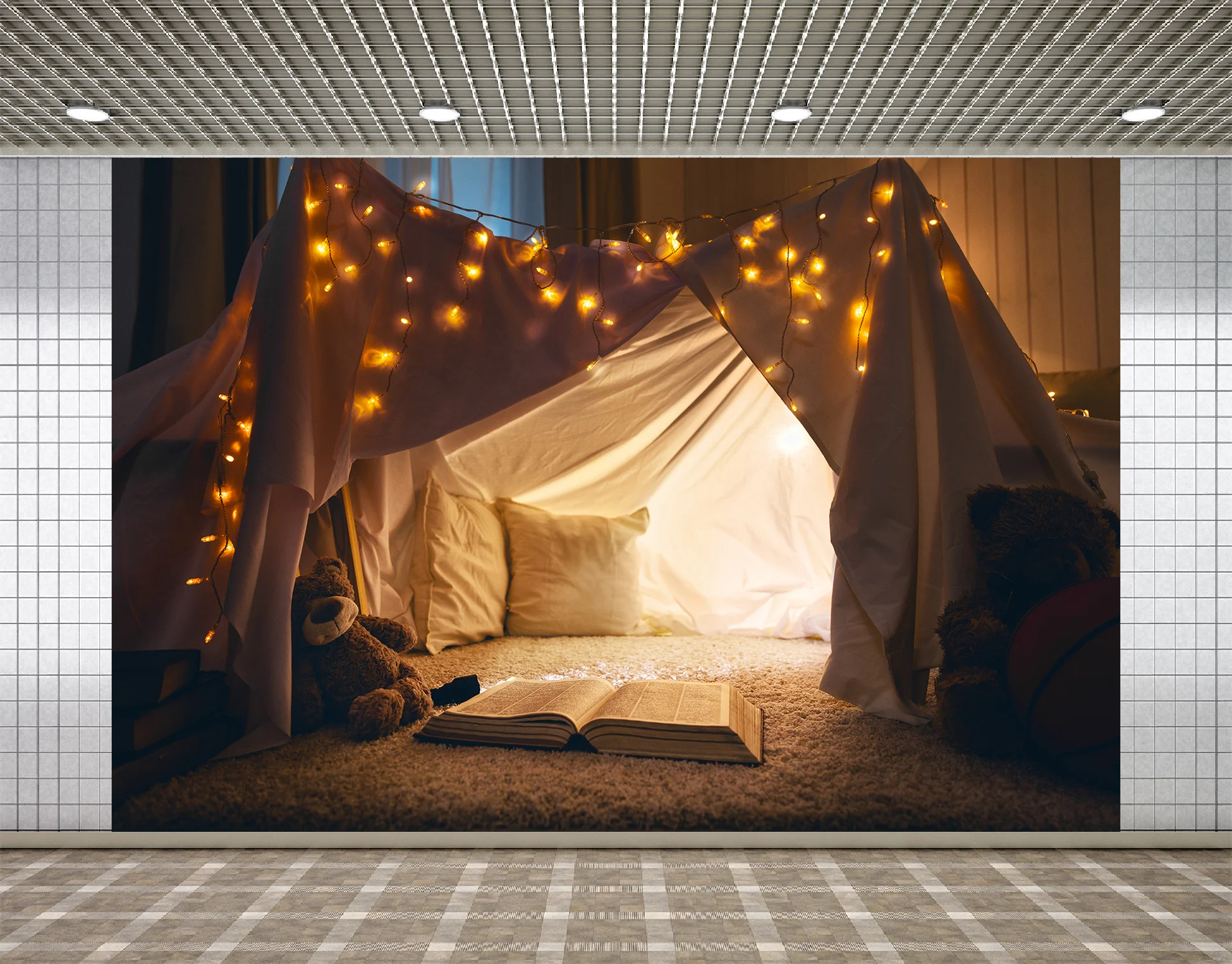 

Lyavshi детская комната Палатка Подушка лампа игрушечного медведя, одежда для дня рождения и фотосессии фоны для фотографий фоны для фотостуди...