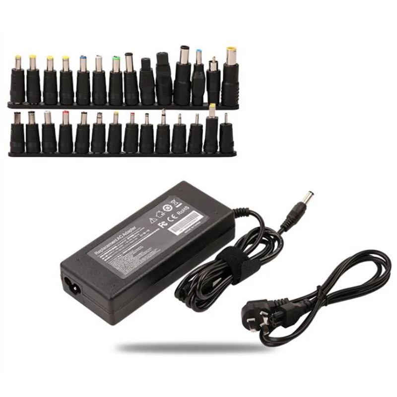 

Портативный универсальный адаптер питания, 19 в, 5,5 А, 90 Вт, с 28 разъемами