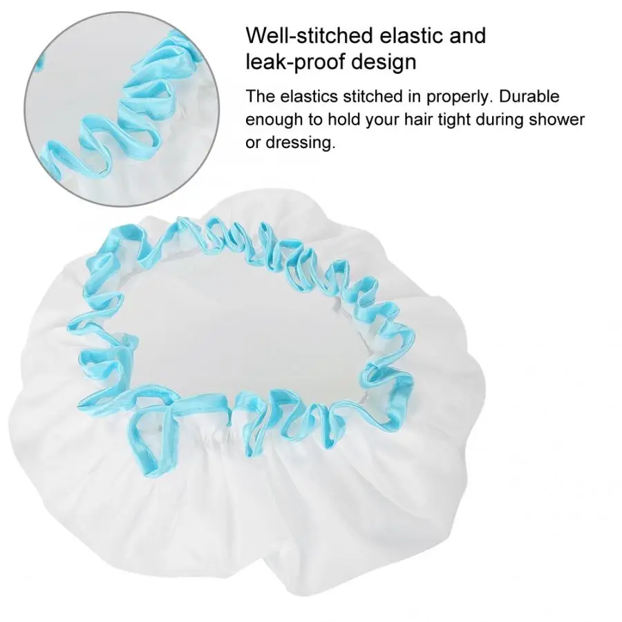 Фен для волос взрослых двухслойная водонепроницаемая шапочка душа утолщенная