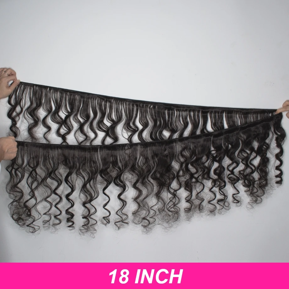 Бразильские натуральные кудрявые пучки волос с закрытием свободная волна