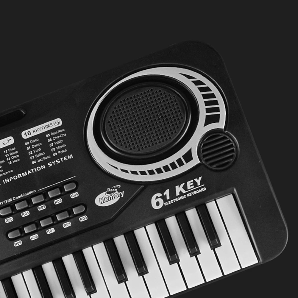 61 Ключ плавный край регулируемое прослушивание встроенный динамик мини-клавиши