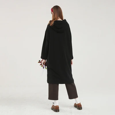 TANTO/2019 оригинальные креативные толстовки с капюшоном для девочек однотонное