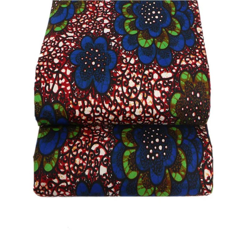 Африканская ткань с принтом 6 ярдов Африканской ткани оптовая продажа