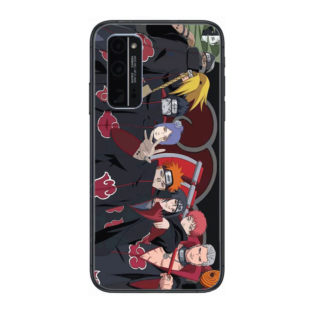 

HD AKATSUKI Itachi Phone Case Hull For Huawei Honor 8 9 10 20 30 A S Lite Pro 5g i Black Back Soft Cell Cover Pretty