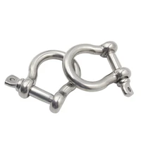 10pcslot stainless steel u bolts cable buckle m4m5m6m8 type u sling rope bow shackle cufflinks screw