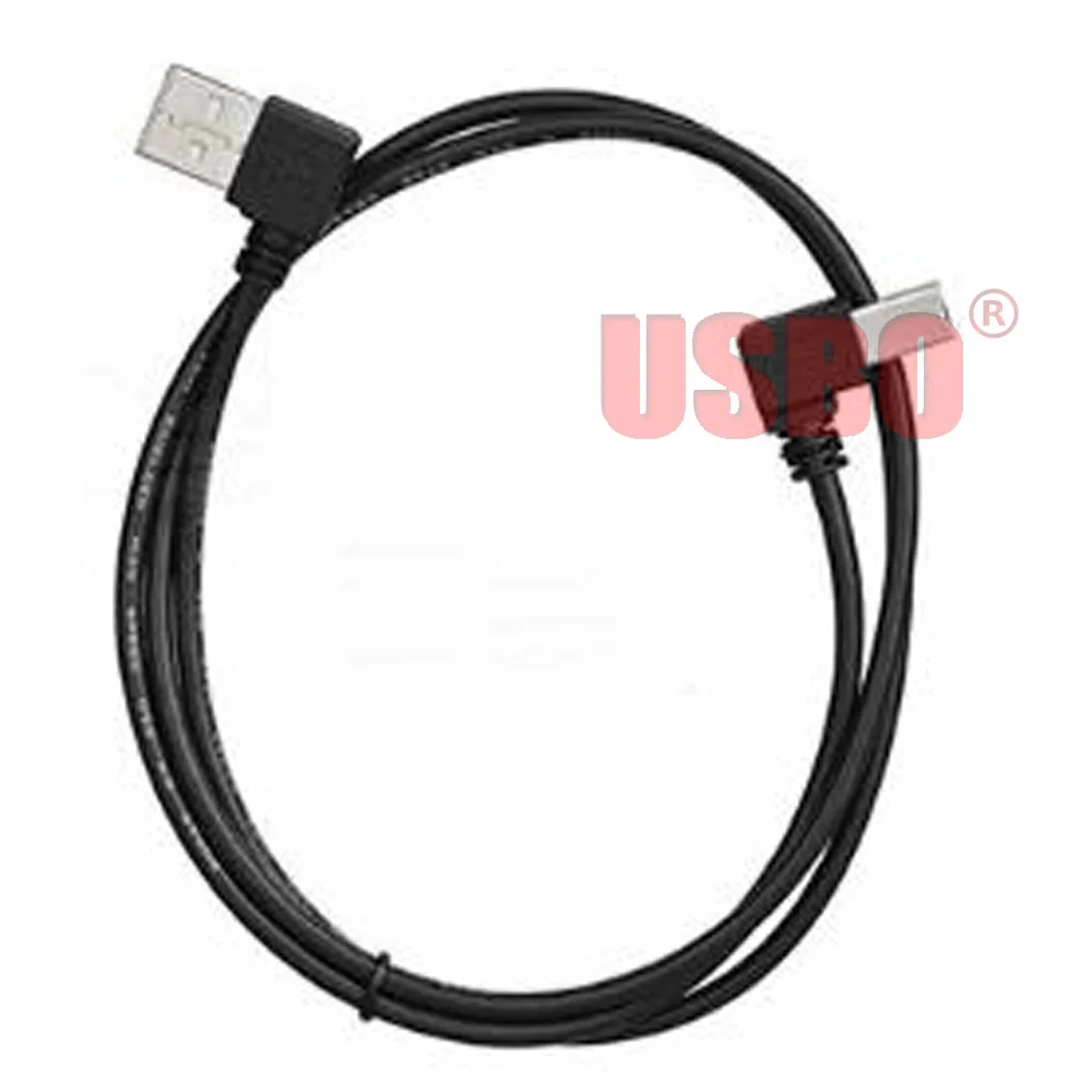 Двойные черное колено 0 2 м 5 1 USB A B линии передачи данных с высокой скоростью (под
