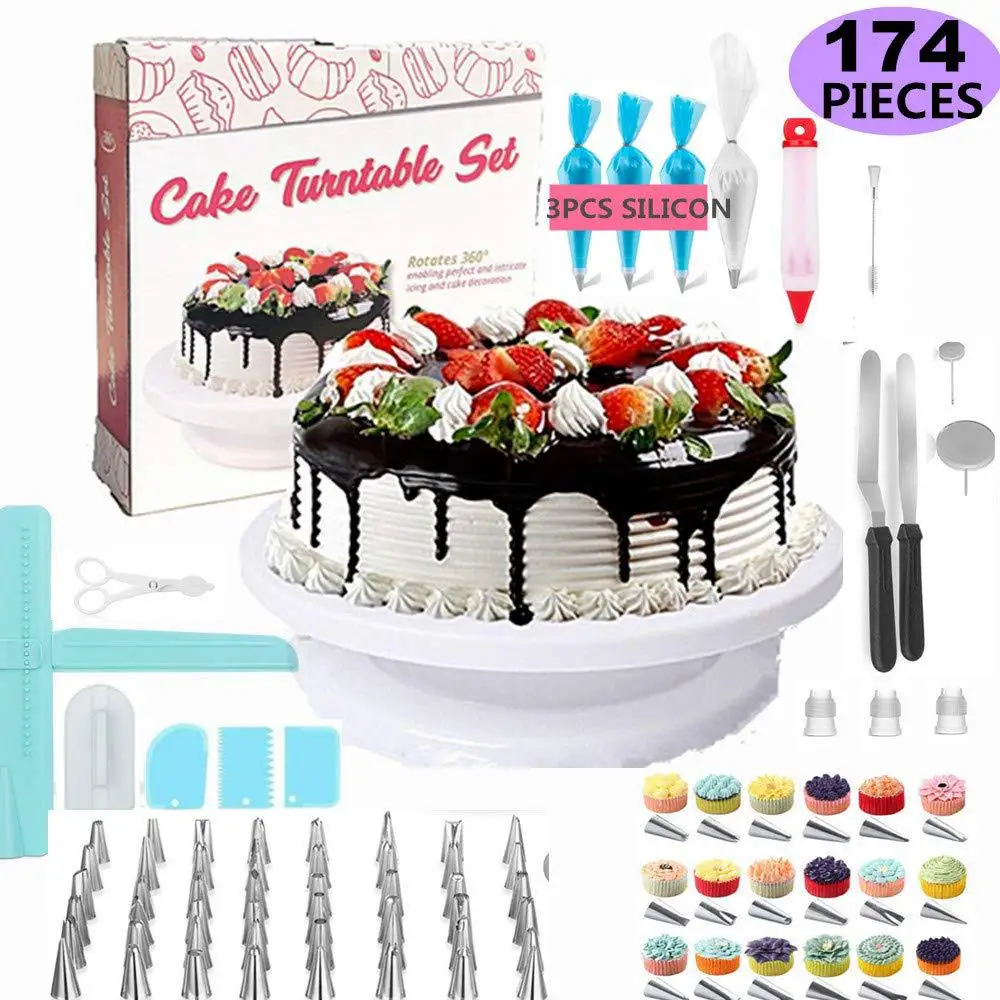 Набор для украшения торта 174 шт. набор выпечки обледенение Кондитерские насадки