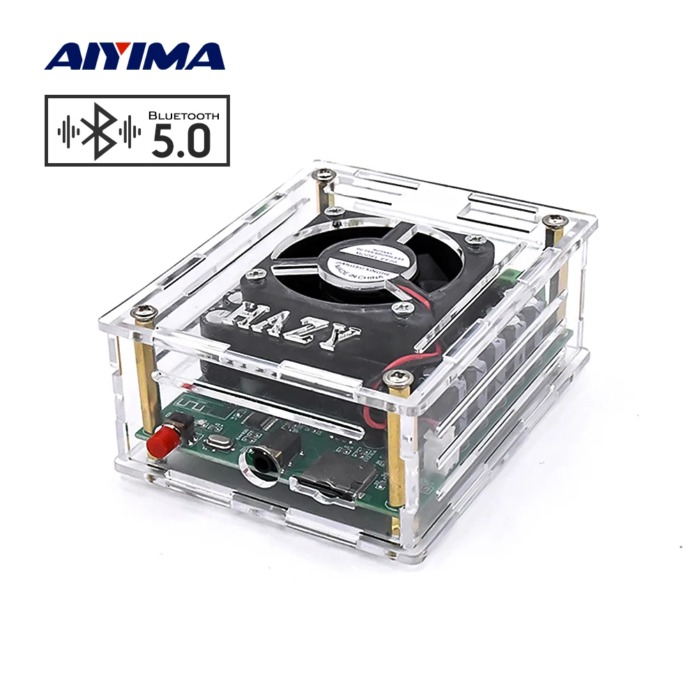 Усилитель звука AIYIMA TDA7850H автомобильный усилитель Bluetooth 5 0 класс AB 4 канала 50Wx4 Hi-Fi