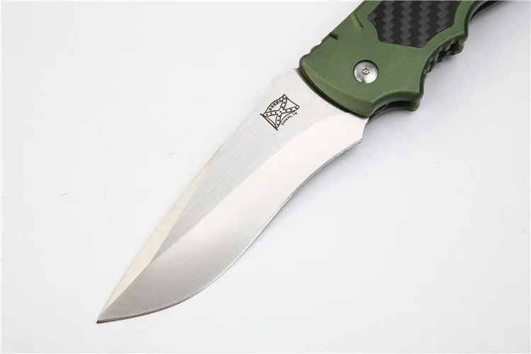 Jual Kualitas Tinggi M2 Pisau Lipat D2 Pisau Serat Karbon Aluminium Menangani Camping Survival Outdoor Taktis Pisau EDC Alat