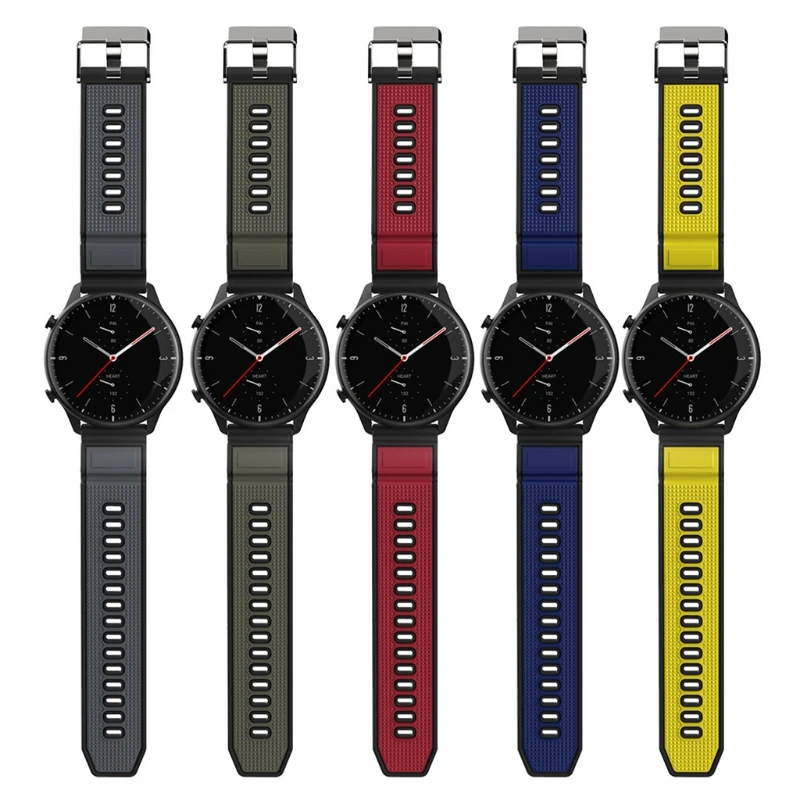 

Double-sided color Silicone Wrist Band Straps For Oneplus Watch Strap One plus Smart watch Replaceable Watchband