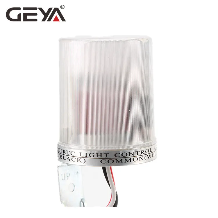GEYA Photo Sensor Light Sensor Operated Auto Photocell Street Photoelectric Light Control Switch Max 30A