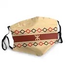 Винтажная маска Amazigh Berbere с символом, неодноразовая маска для лица, унисекс, Пылезащитная маска Tifinagh, респиратор, маска для рта