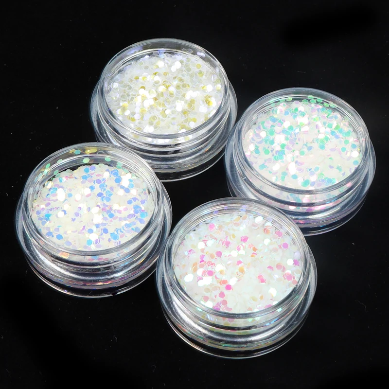 1 набор блестящих хлопьев русалки для ногтей смешанные сверкающие 3D