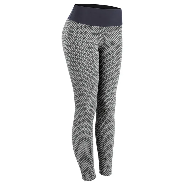 

Spot net red honeycomb jacquard yoga pants for women