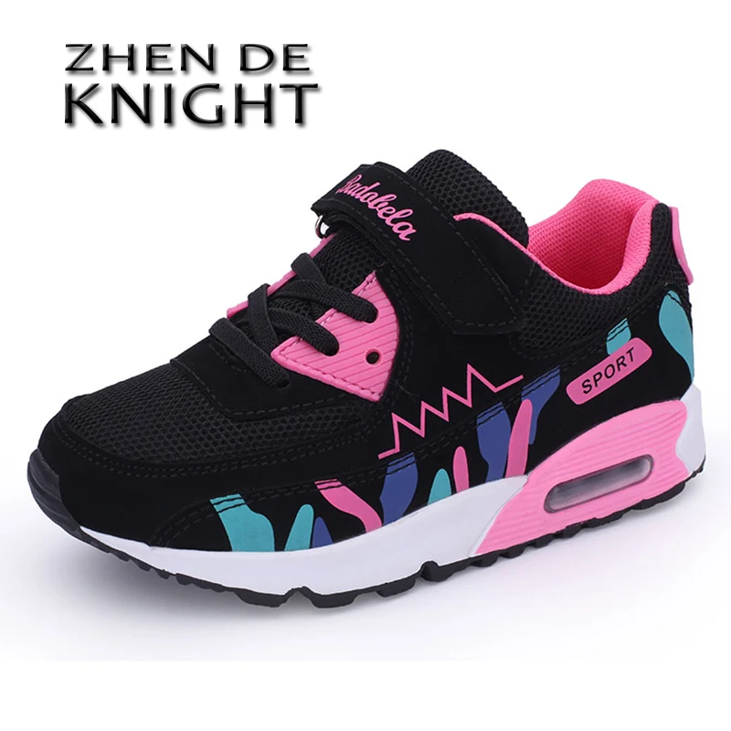 

Summer Girls Sneakers For Children Casual Shoes Kids Sneakers Girls Shoees Cushion Sport Running Breathable Mesh Tenis Infantil