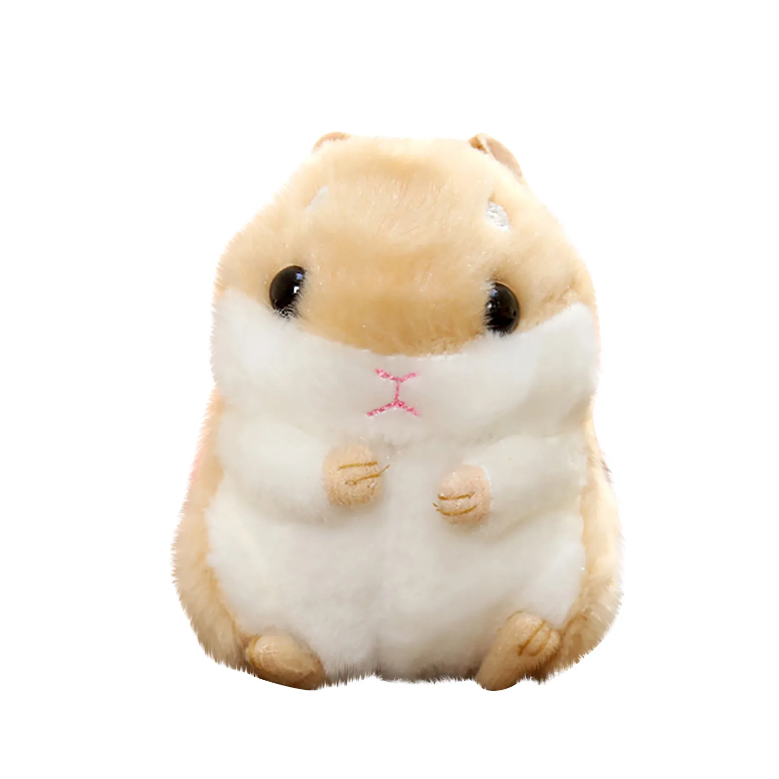 Small Hamster Doll Pendant Plush Toy Key Chain Hanging School Bag 10cm Cute Toys doll bag accessories | Игрушки и хобби
