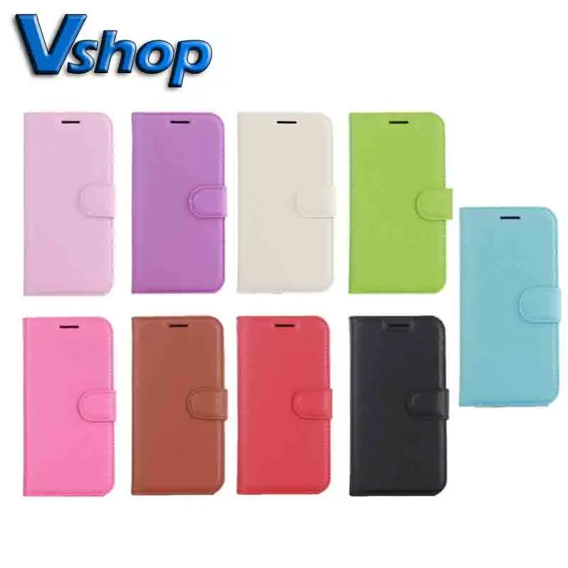 Кожаный чехол DOOGEE X3 с текстурой личи Горизонтальный кожаный книжка магнитной