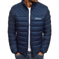 mens golf jacket gentle zipper coat 2021 new autumn winter golf brand sports down jacket casual trendy mens warm wear outwear