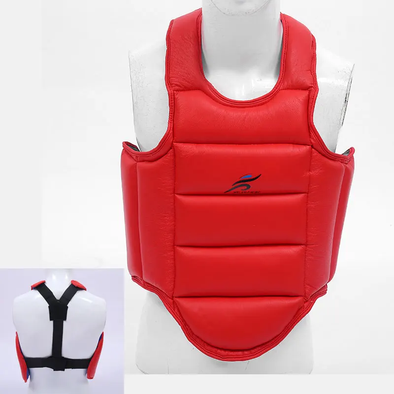 Каратэ нагрудная передача тхэквондо WTF спарринг защита сплошной Реверсивный