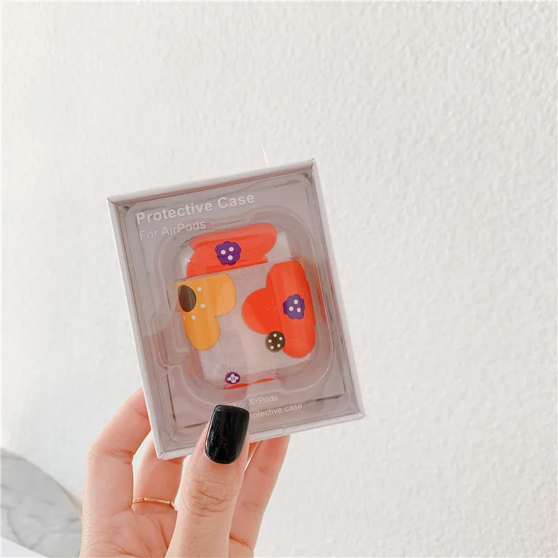 Фрукты Цветочные листья цветы Наушники Аксессуары ПК жесткий защитный чехол для