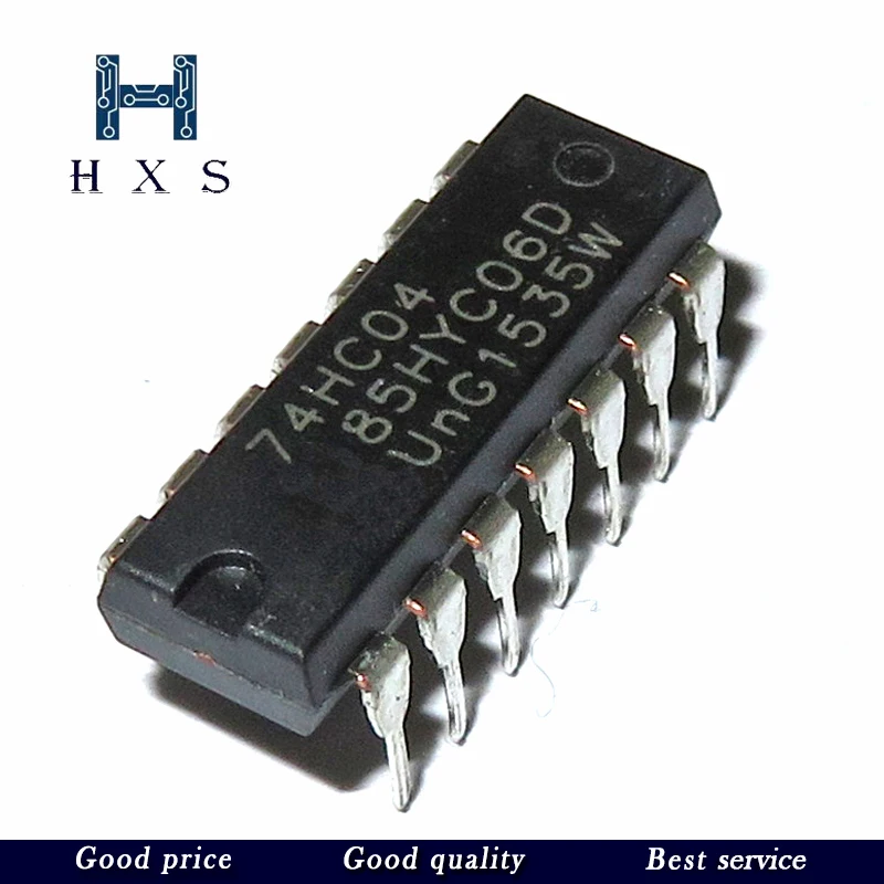 Корпус SN74HC04N SN74HC04 74HC04N DIP 14 74HC04 7404 DIP14 новый и оригинальный 10 шт.|Импульсный