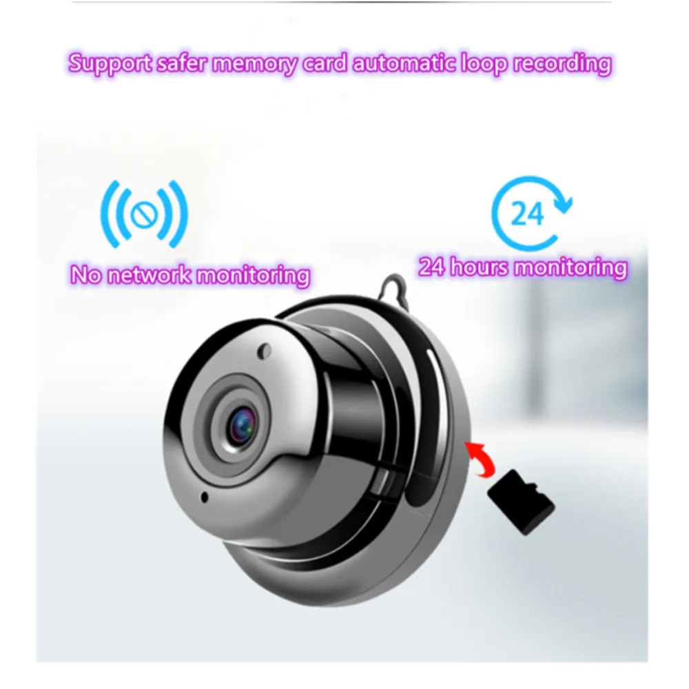 720P HD беспроводная WIFI сетевая камера инфракрасный светодиодный сигнал ночного