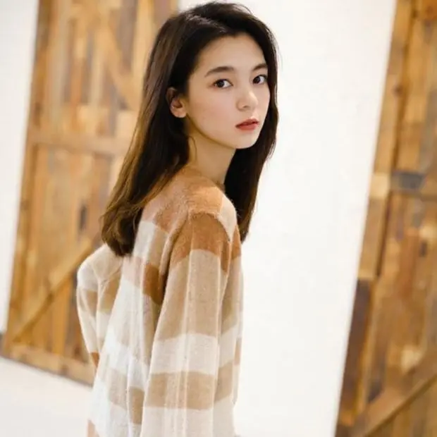 

Lazy Style Soft Sweater Ladies Loose Tailoring Knit Blooming Light Color Mature Harajuku Top
