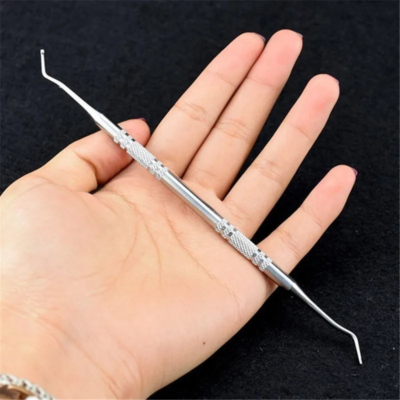 1 PC Professional Ingrown Toe Nail Lifter File Correction Tool Dual Double Ended Sided Pedicure Foot Care | Красота и здоровье