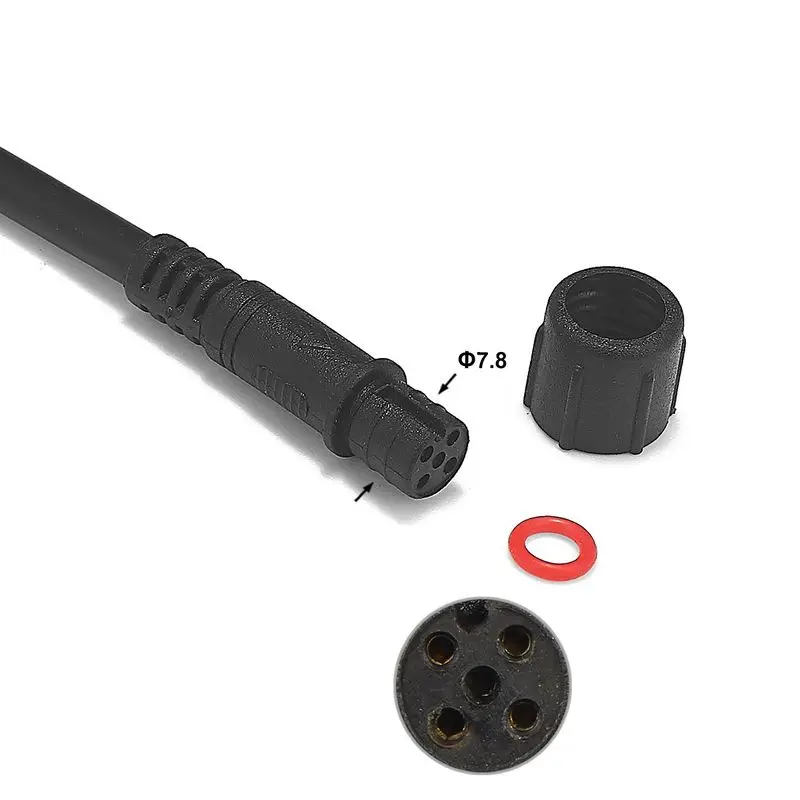 5-контактный водонепроницаемый кабель питания с разъемом 0 2 мм для светодиодных