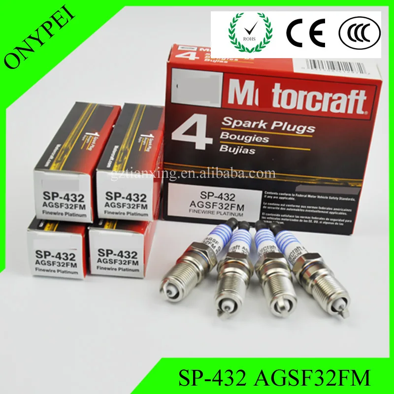 SP 432 высокое качество 4 шт./лот иридиевая Свеча зажигания AGSF32FM для Ford SP432 AGSF 32FM|plug|plug