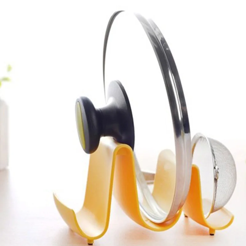 Кухня инструменты горшок крышкой полки стойка для хранения ложки дизайн в виде